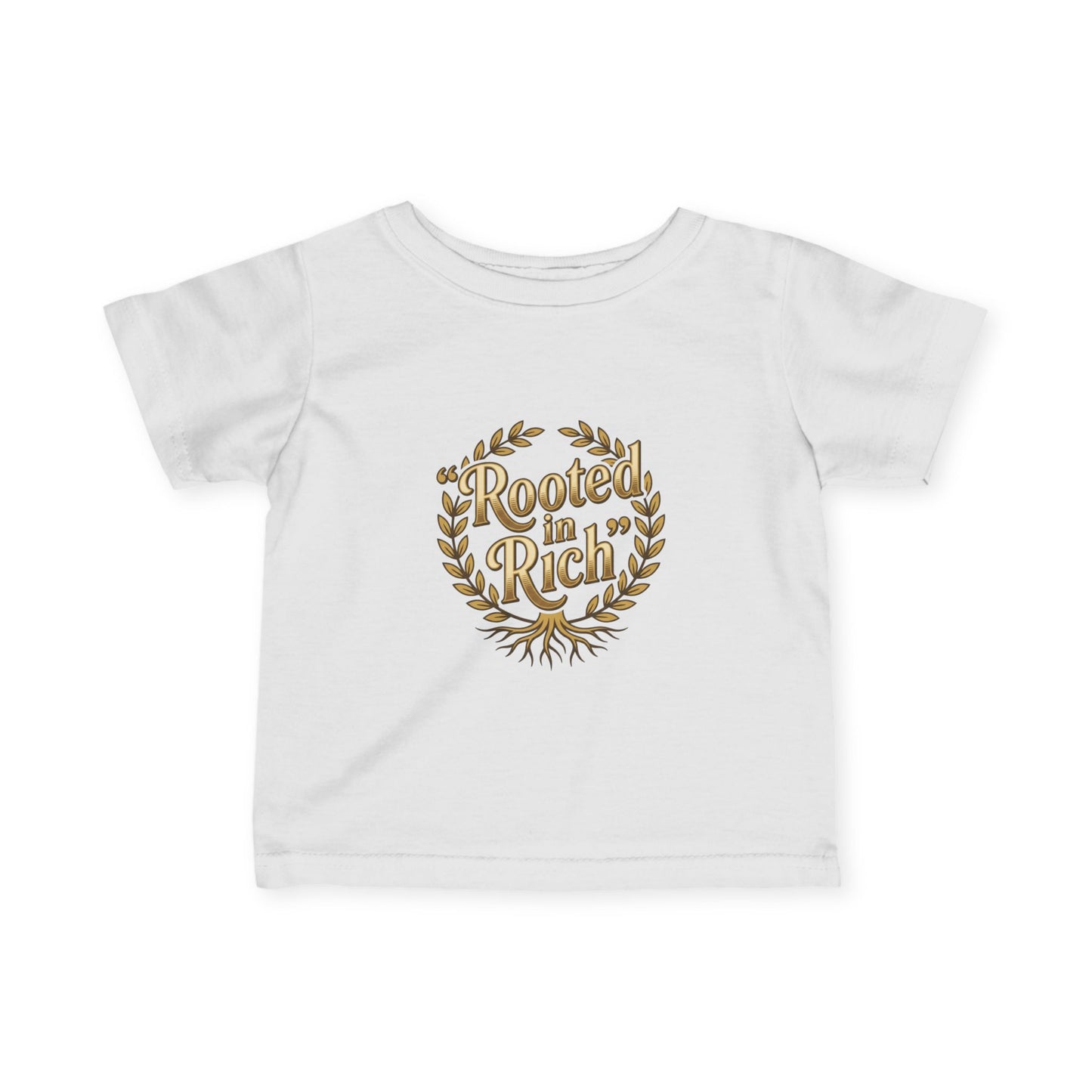 "Rooted in Rich" Premium Graphic Infant T-Shirt