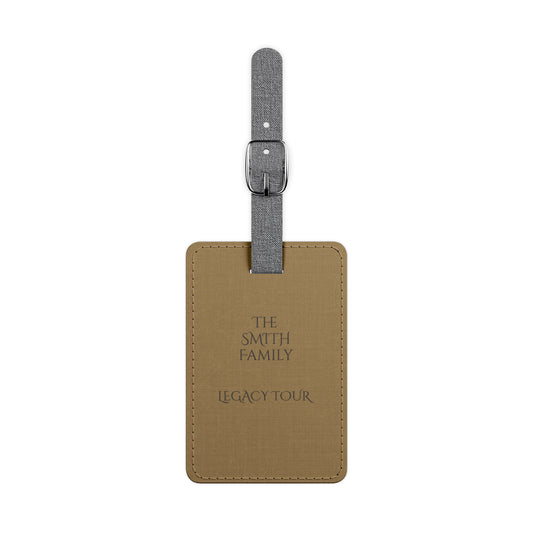 The Legacy Tour Personalized Family Luggage Tag — Rooted in Rich Collection