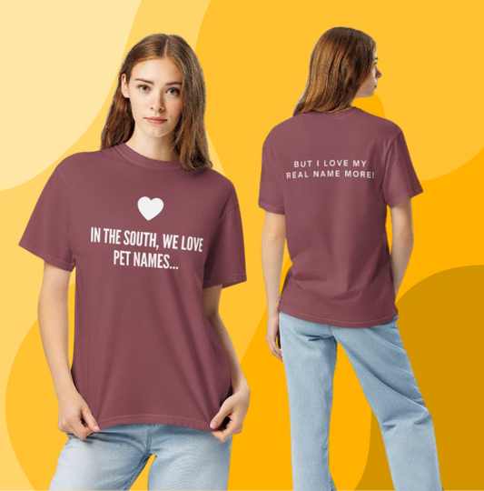 Please Don’t Call Me Baby – Pet Name Tee Series