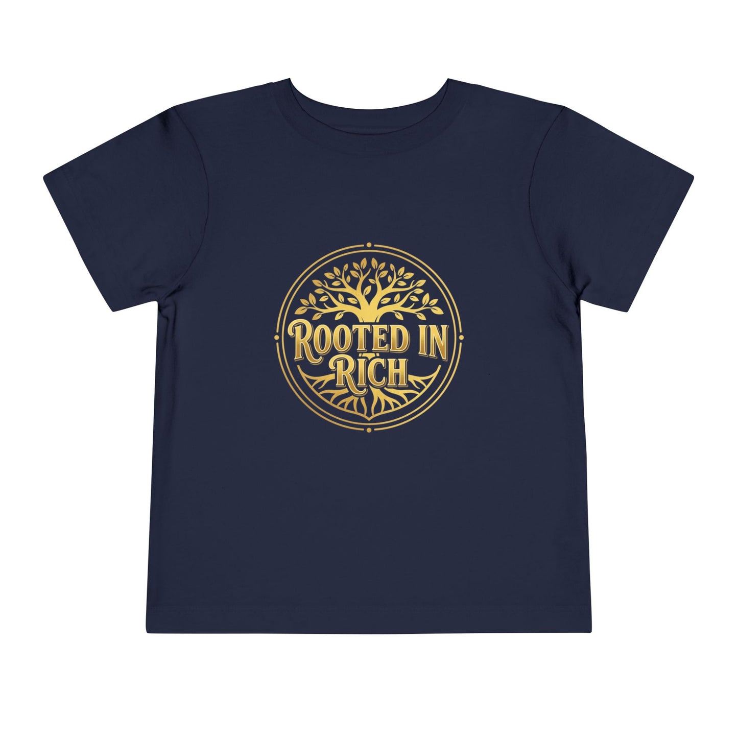 Rooted in Rich Toddler Affirmation Tee — Growing in Richness Collection